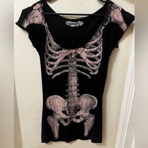Kreepsville 666 skeleton dress